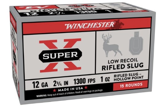 Super X 12Ga 2.75" 1oz. Low Recoil 15Pk