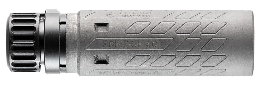 B&T XH556 RBS TI PRINT SUBCOMPCT GRY