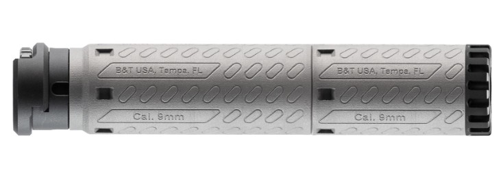 B&T SMG-M 9MM MODULAR SUPPRESSOR GRY
