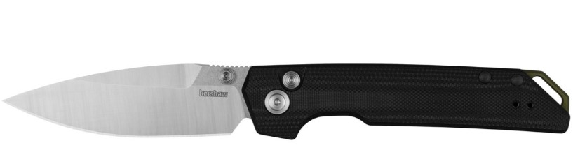 KERSHAW IRIDIUM BUTTON LOCK 3.45" BK