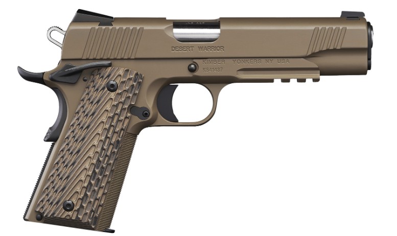 Desert Warrior 45ACP 5in. NS Rail Dsrt Tan 7rd-img-1