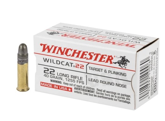 WILDCAT 22 LONG RIFLE AMMO