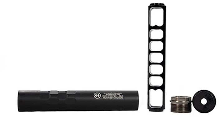 HI POINT HUSH-POINT .22 RIM-FIRE SUPPRESSOR, MONOCORE – HARD ANODIZED, 1/2X28 DIRECT THREAD BASE