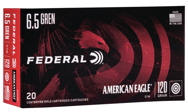 FED AMERICAN EAGLE 6.5GREN 120GR OTM 20/10