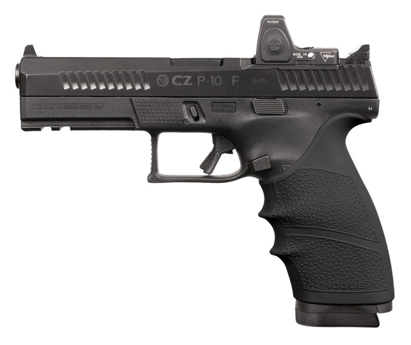 HandAll Beavertail Grip Sleeve CZ P-10 Full Size 9mm Black
