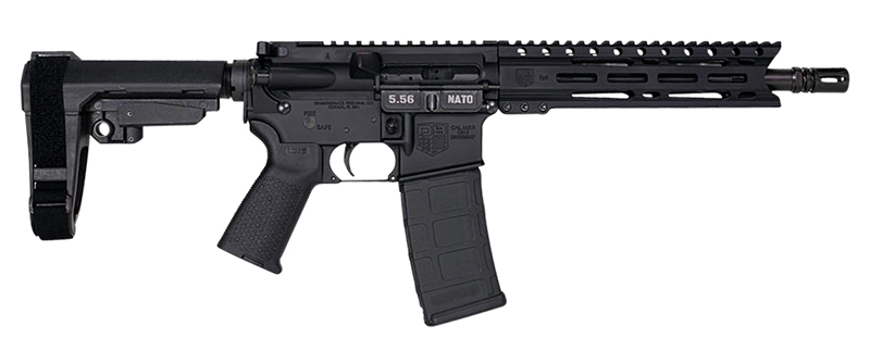 DB15 Pstl 5.56 10in.BLK 9in.PC M-Lok W/Brace-img-1