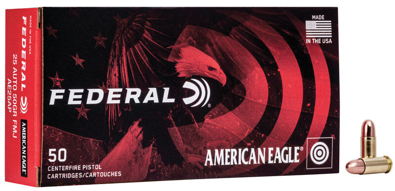 AmerEagle 25 Auto 50gr FMJ
