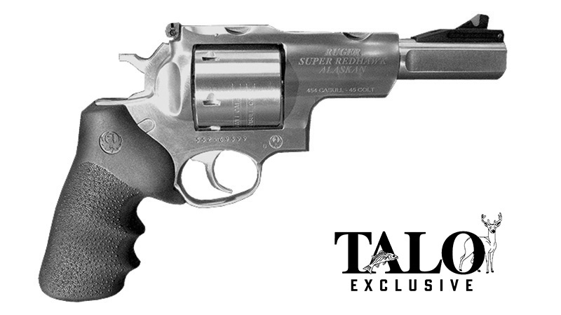 RUGER SUP RDHWK 454CAS 5" 6RD RBR/WD