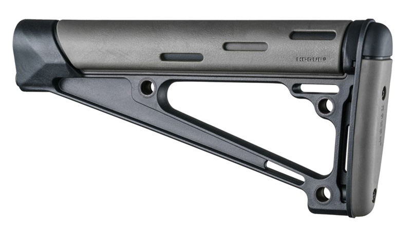 AR-15/M16 OverMld Fixed BStock A2 Grey