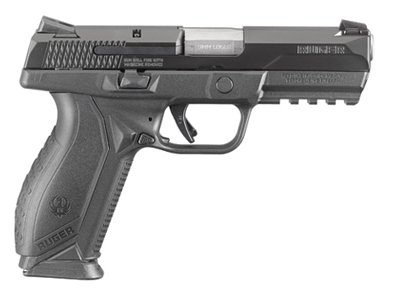 dRUGER AMRCN PRO DUTY 9MM PSTL 4" BL