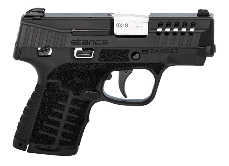 Stance MC9MS 9mm 3.2" Black 3dot sgt 8rd