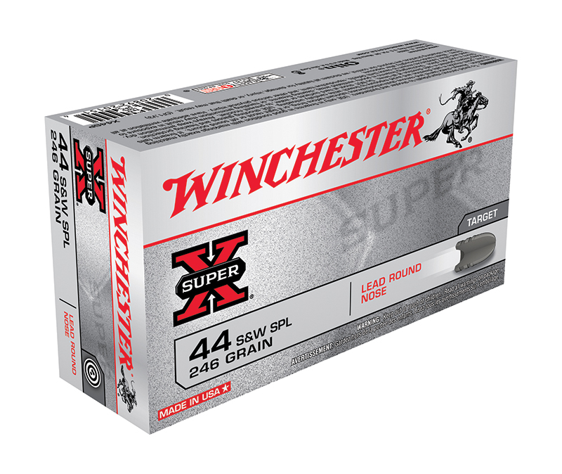 Super-X 44 S&W SPL 246gr LRN 50/bx