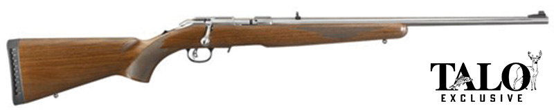 RUGER AM RIM 22WMR 22" 9RD WALNUT