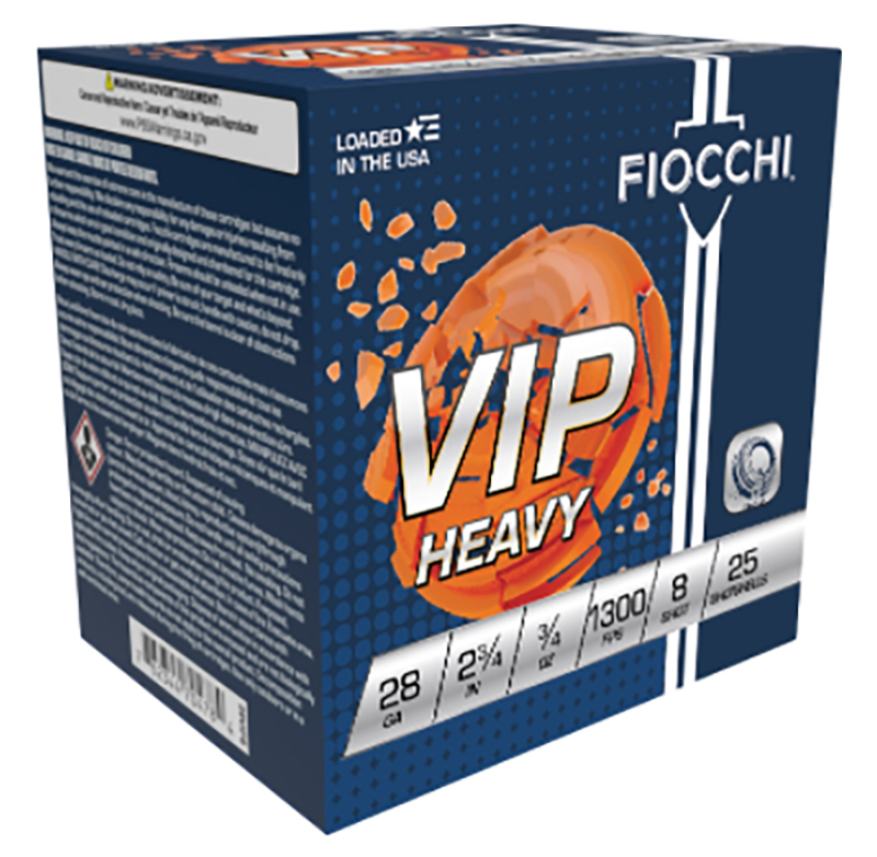 VIP Heavy 28ga, 2 3/4" 3/4oz 1300FPS #8