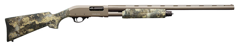 Charles Daly 301 12GA 4+1 3" 28" Vent Rib Barrel, FDE Barrel/Receiver, TrueTimber Prairie Synthetic Stock - CHARLES DALY - 12 GAUGE
