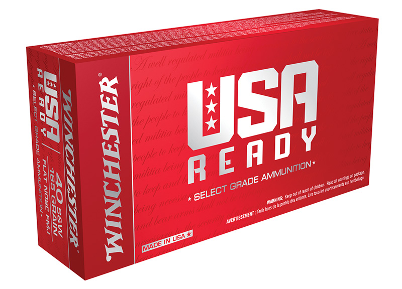 WIN READY 40SW 165GR FMJ 50/10