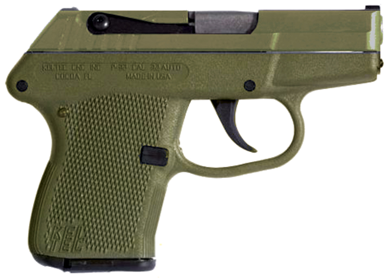 P32 32ACP 7Rd Green Slide Green Frame