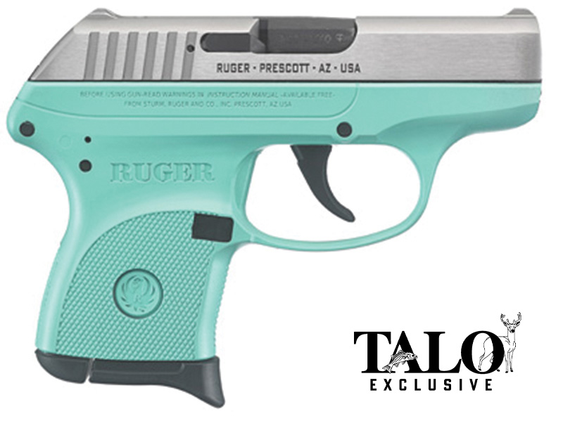 RUGER LCP 380ACP 2.75" TURQ/NCKL 6RD