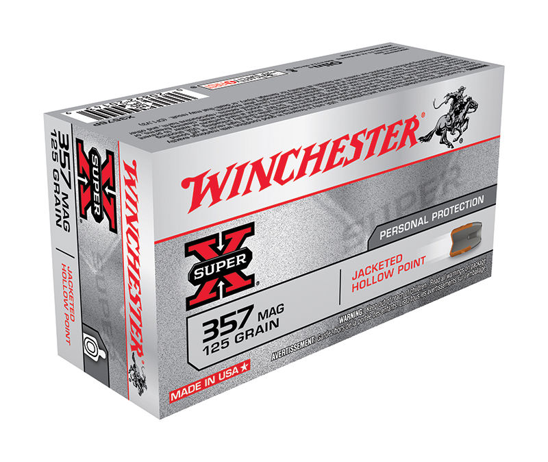 Super-X 357 MAG 125gr JHP 50/bx
