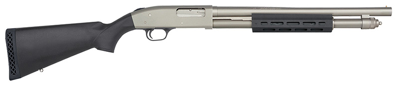 MOSSBERG 590A1 SGP 12GA 18.5IN HVY BBL BS MARINECOTE SYN MLOCK FOREND 6RD CYL BORE