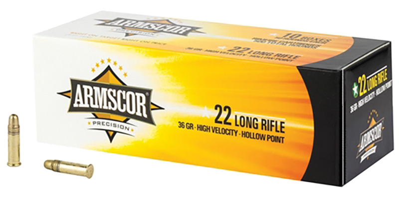 ARMSCOR AMMO 22LR HVHP 36GR 500/10