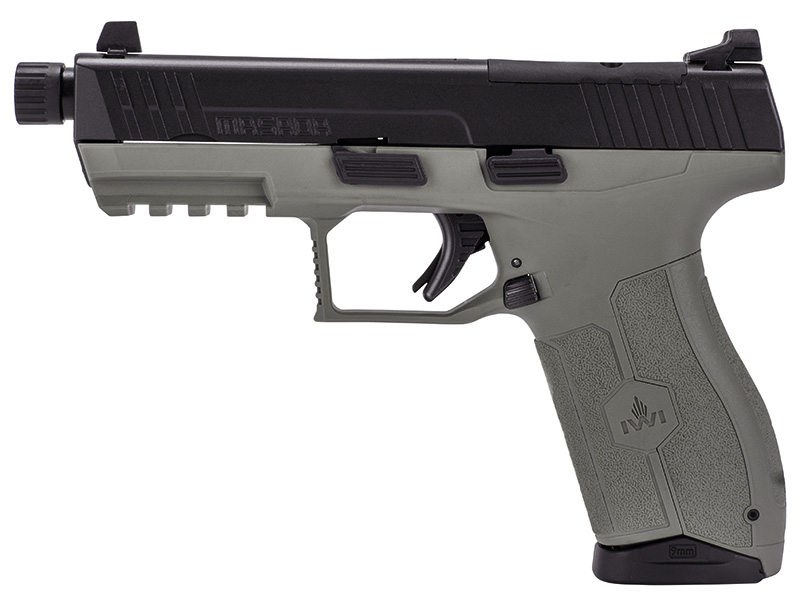 IWI MASADA OR 9MM 4.6" 3DOT TB OD 10RD