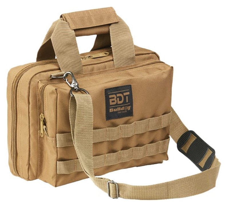 BULLDOG DLX 2 PISTOL RANGE BAG TAN