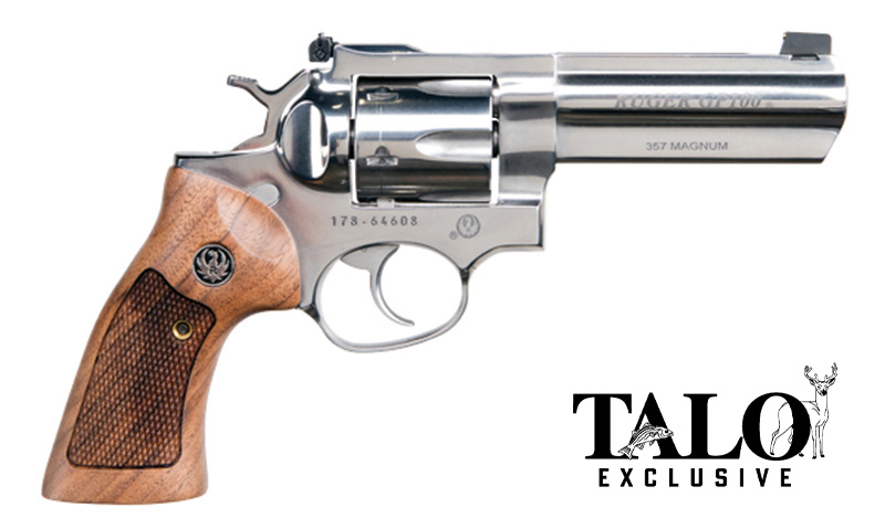 GP100 357Mag 4"S Full bbl shroud TALO