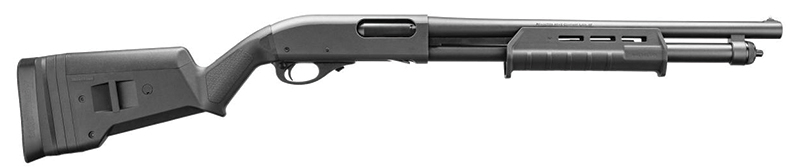 REM 870 TACT 12/18.5 6RD Magpul stock Rem 870 Tactical Pump 12Ga 3" 18.5" Black
