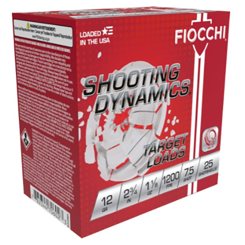 FIOCCHI 12GA 2.75" 1-1/8OZ