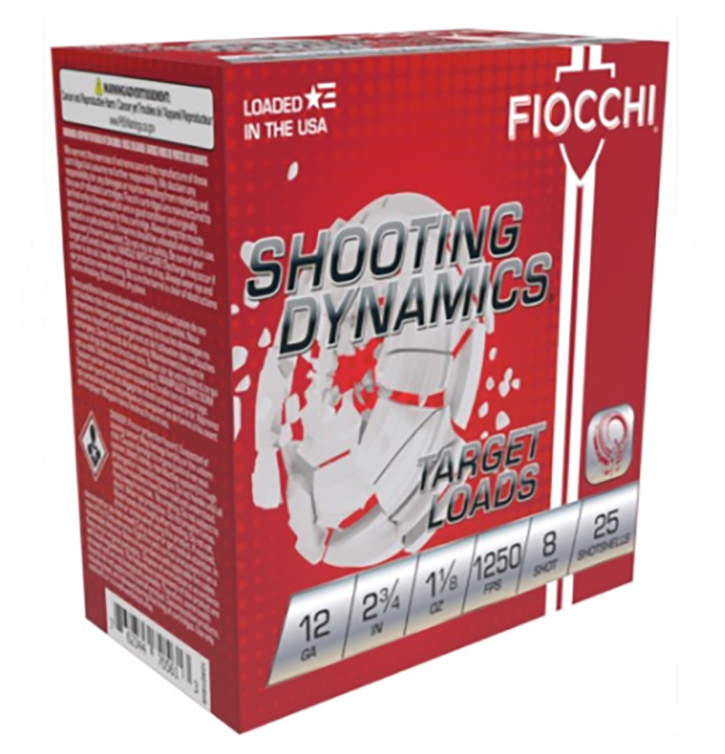 FIOCCHI 12GA 2.75" 1-1/8OZ #8