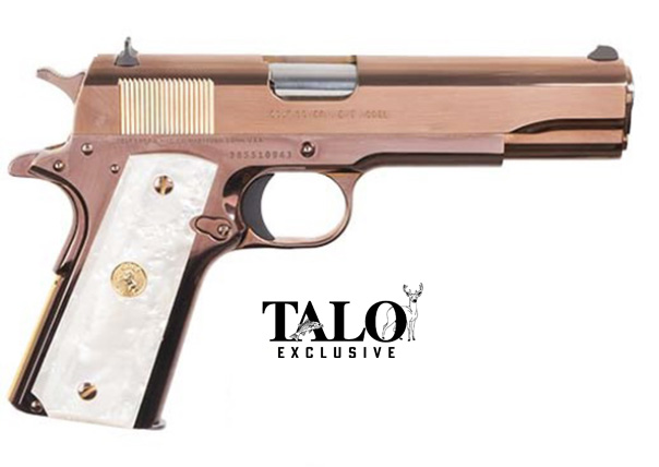 COLT GOVT 38SUP 5" ROSE GOLD TALO
