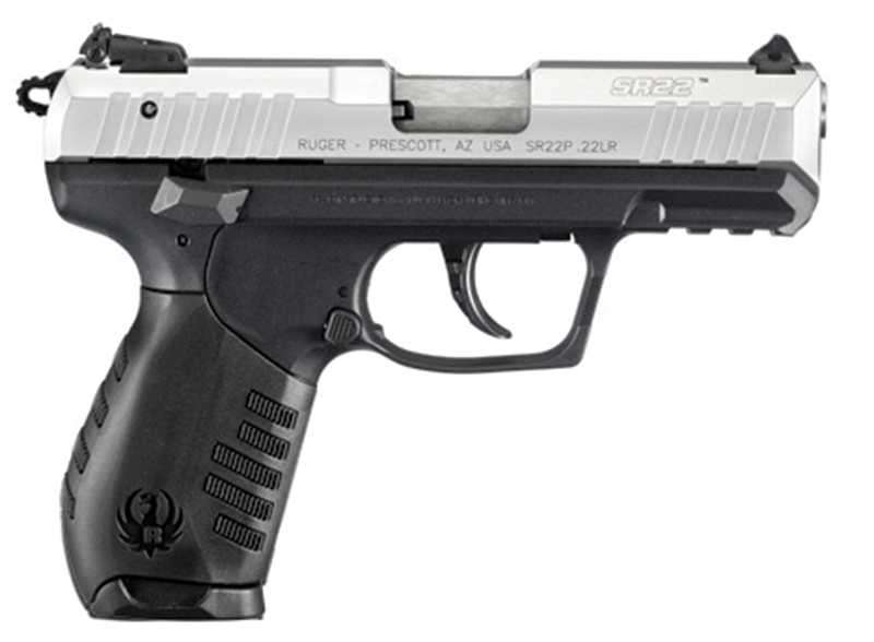 RUGER SR22 22LR 3.5" SLVR 10RD