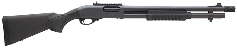REM 870EXP TACT 12/18.5 6RD BLK GRS Rem 870 Pump 12Ga 3" 18.5" Black Synthetic 3" RemChoke 6Rd Ghost Ring Sight 81198