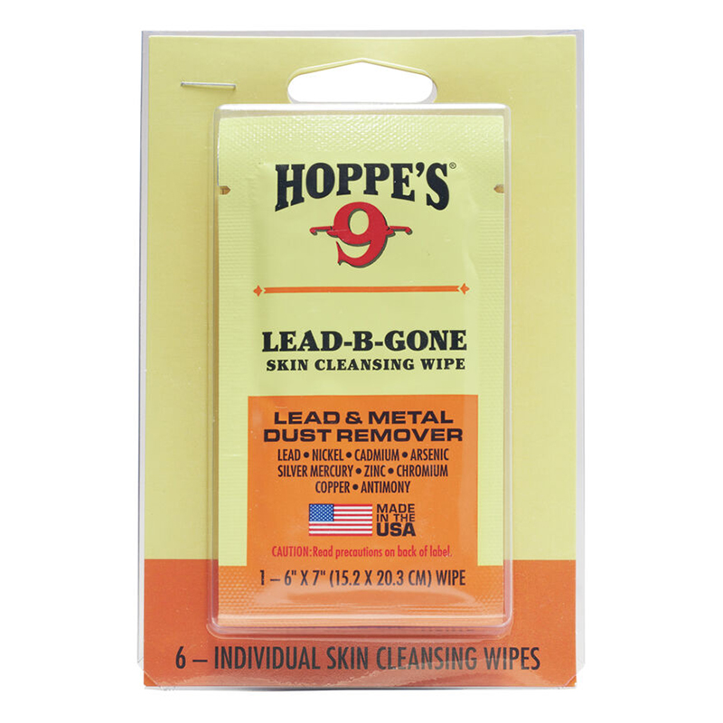 HOPPES LEAD BE GONE WIPE 6 COUNT