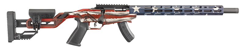 RUGER PRECISION RIMFIRE 22 LR 18" BBL 15RD AMERICAN FLAG