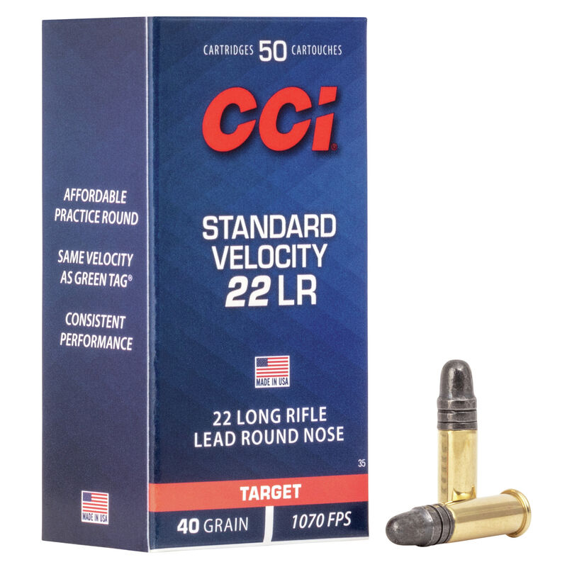 Rimfire 22 LR Std-Vel 40gr RN 500Rd