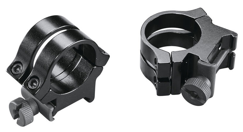 Quad Lock Rings 1" High Black
