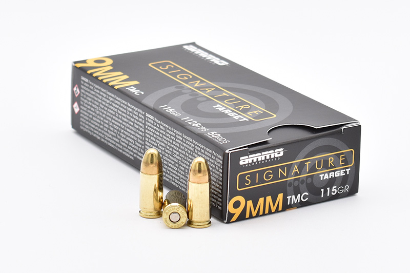 Ammo Inc. Signature 9mm 115gr TMC 50/RD