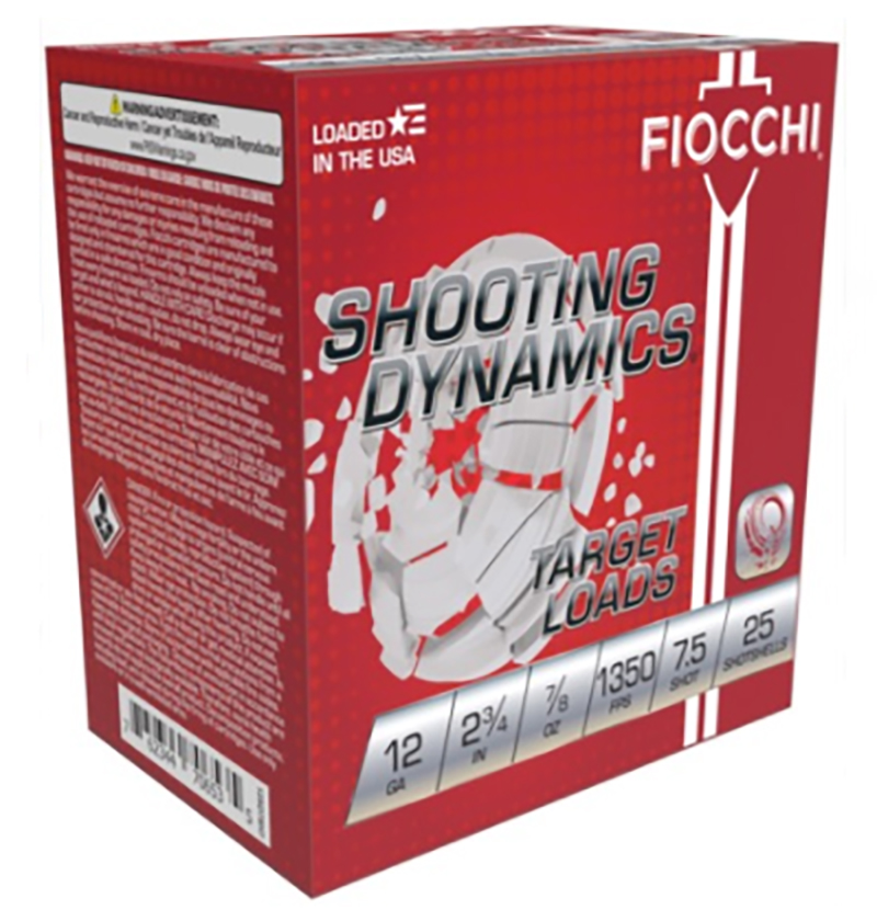 FIOCCHI 12GA 2.75" 7/8OZ #7.5