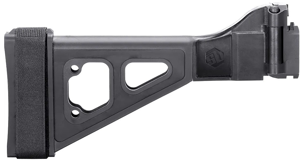 SBT CZ,EVO, Side Folding Brace, Blk Comp