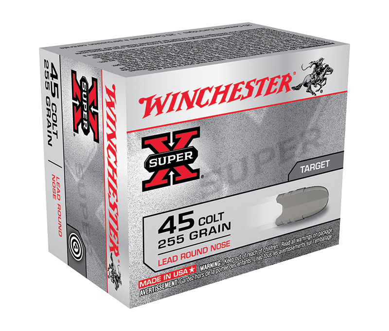 45 COLT SUPER-X TARGET LRN 255 GR SUPER-X RD/Box 20-RD/CASE 200-BX/CASE 10 CASE PER PALLET 288