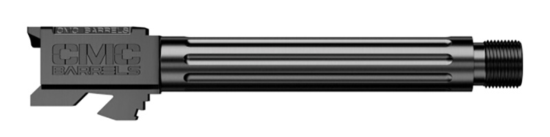 GLOCK 17 FLUTED BARREL THREADED DLC BLACK HXBN