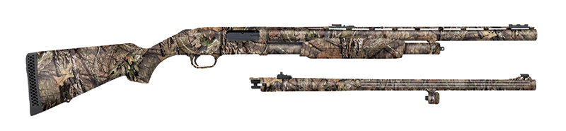 Mossberg 500 12g 24" Camo Combo 24" Rifled Slug Barrel/24" Vent Rib XX-Full Choke Barrel