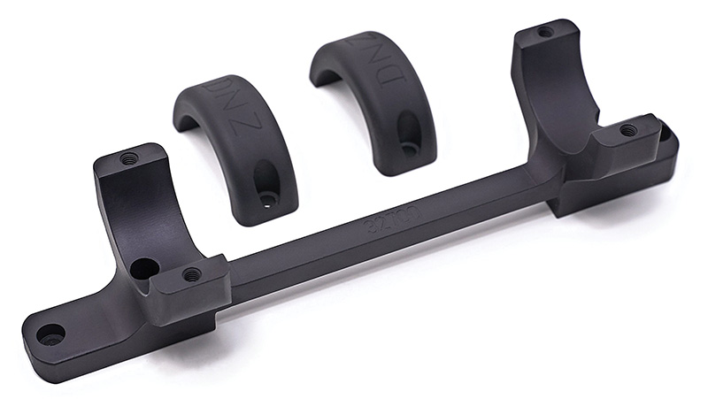 Remington 700-Long Action-High Mount-Black with 8-40 Screws