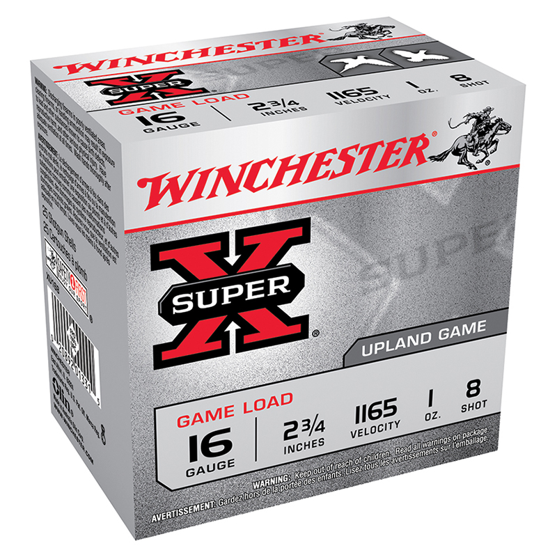 SuperX 16Ga 2.75" 1oz Game #8
