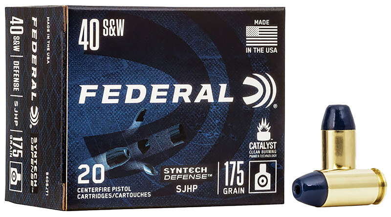 FED SYN DEF 40 S&W 175GR SJHP 50/500