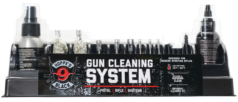 Hoppe's Black Universal Cleaning Kit w/ Cleaner & Oil Clam
