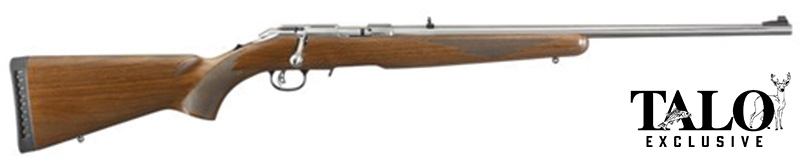 RUGER AM RIM 17 HMR 22" 9RD WALNUT