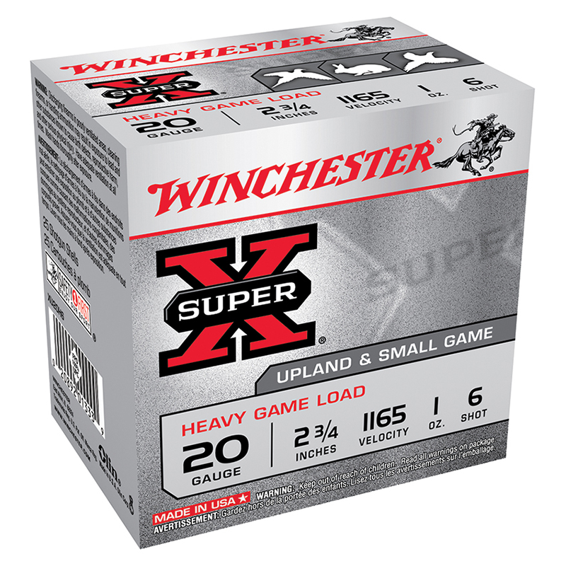 SuperX 20Ga 2.75" 1oz HG #6